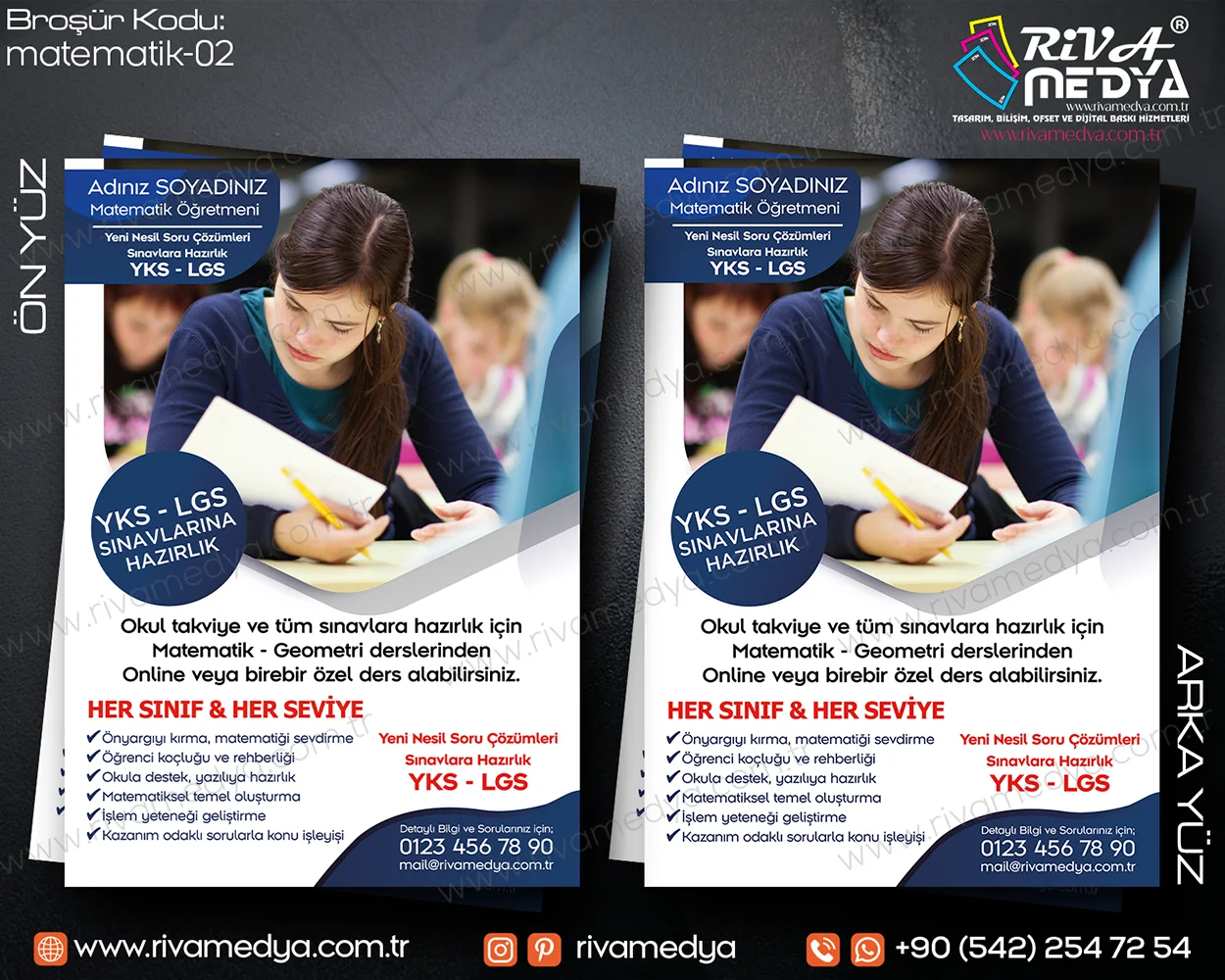 Matematik – Geometri Özel Ders Broşür Örneği
