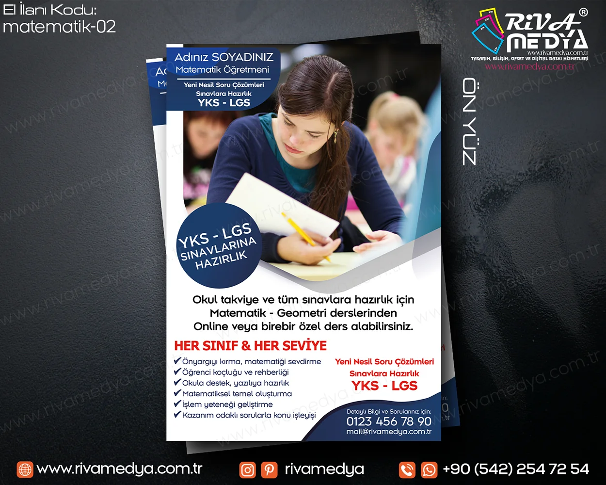 Matematik – Geometri Özel Ders Broşür Örneği
